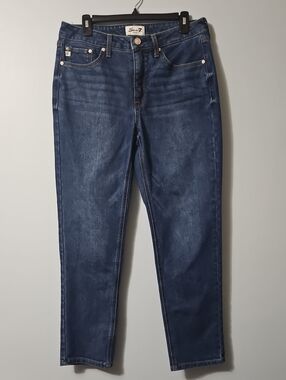 Seven7 Women's Indigo Straight Leg Stretch Jeans Size 6